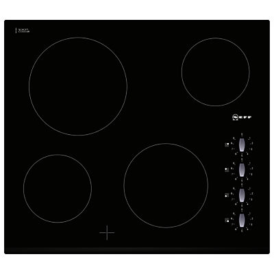 Neff T11K40X2 Ceramic Hob, Black